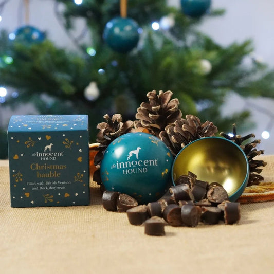 The Innocent Hound Christmas Bauble With Dog Treats - The Bark Side